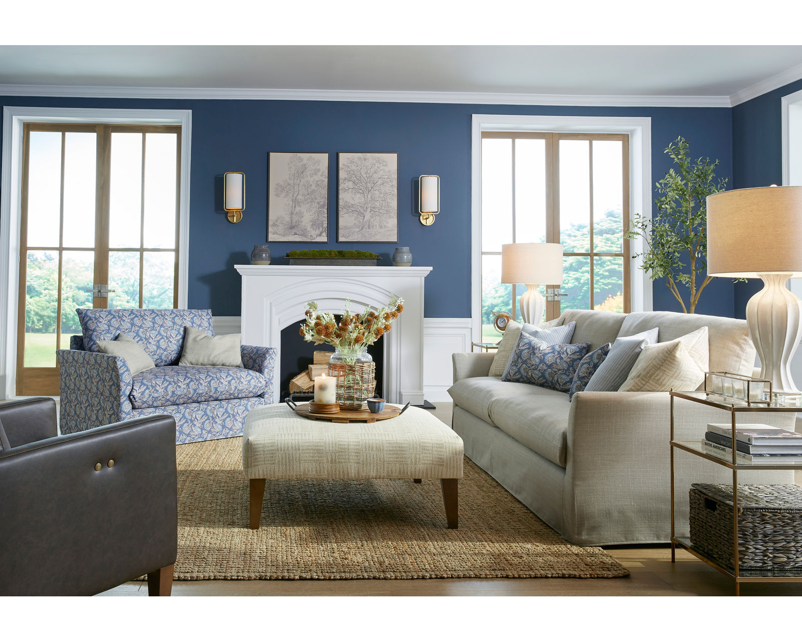 Oxford 93" Sofa (+50 fabrics) - Oxford 93" Sofa