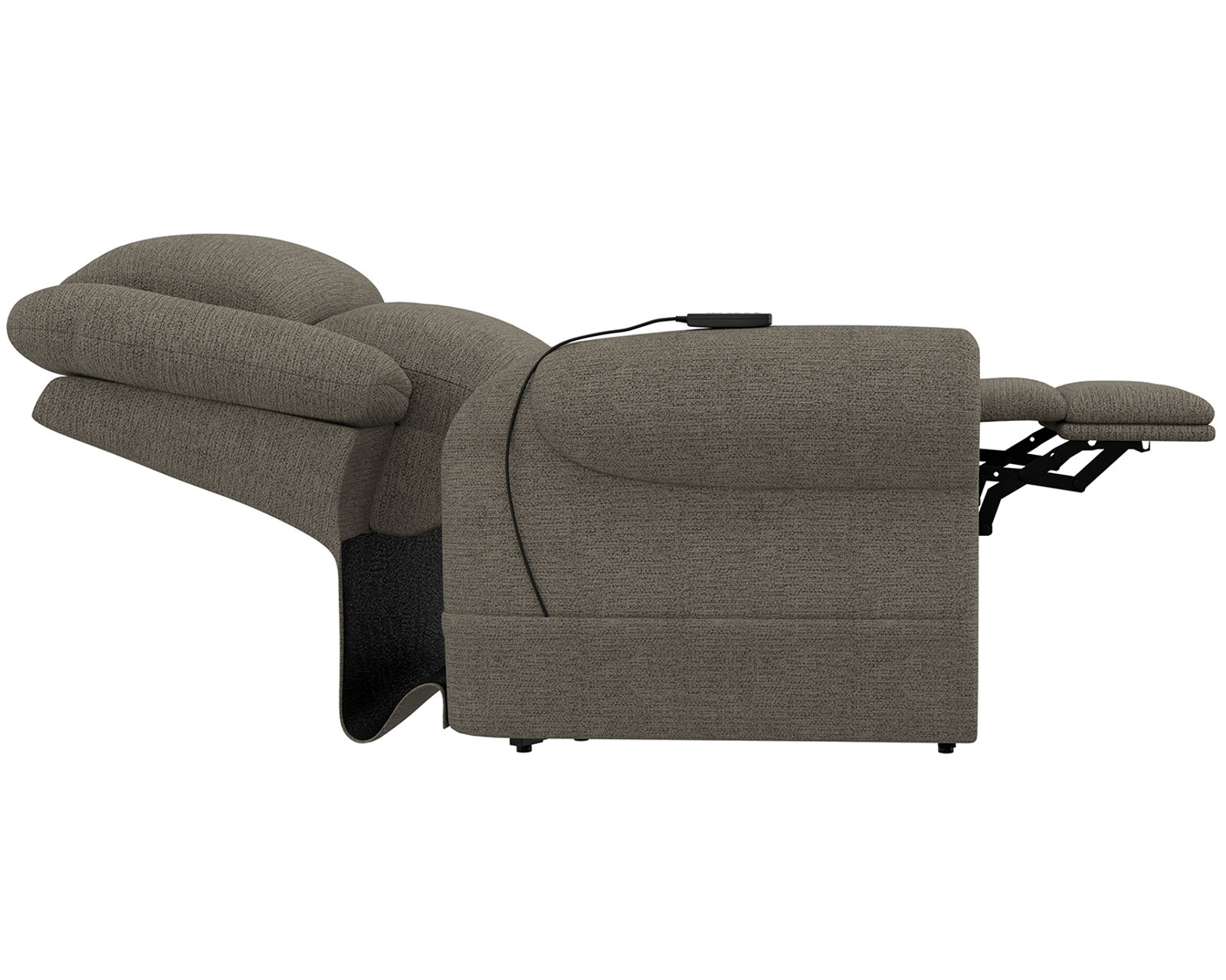 Paradise Power Lift Lay Flat Recliner with Power Headrest, Lumbar, CR3 Therapeutic Heat & Massage & Nanobionic Fabric Advanced Wellness (2 colors) - The Power to Relax. The Confidence to Rise.