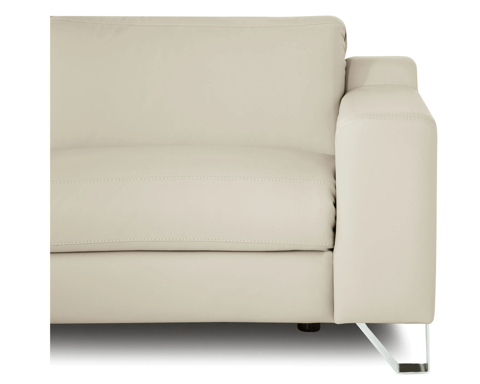 Tabor 44003 Power Headrest Power Reclining Sectional (+100 leathers) - Detail sloping arm