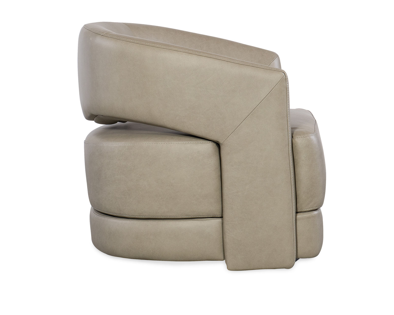 Keys Leather Sofa 97" (In stock) - Keys Swivel Chair
