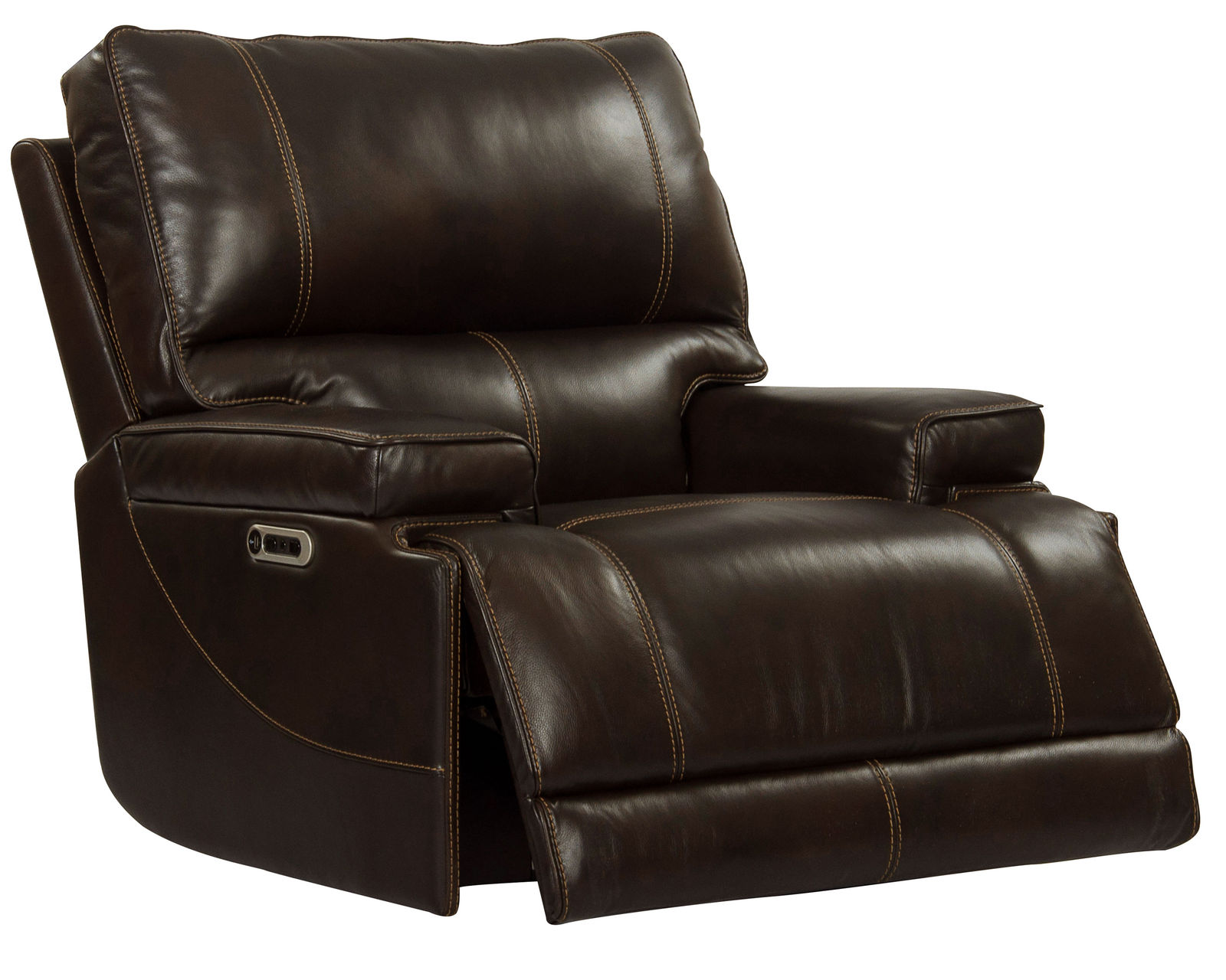 Whitman 89" FreeMotion Cordless Power Reclining Sofa (Battery Operated) Coffee (In stock - Fast shipping) - Whitman Cordless Power Headrest Power Recliner