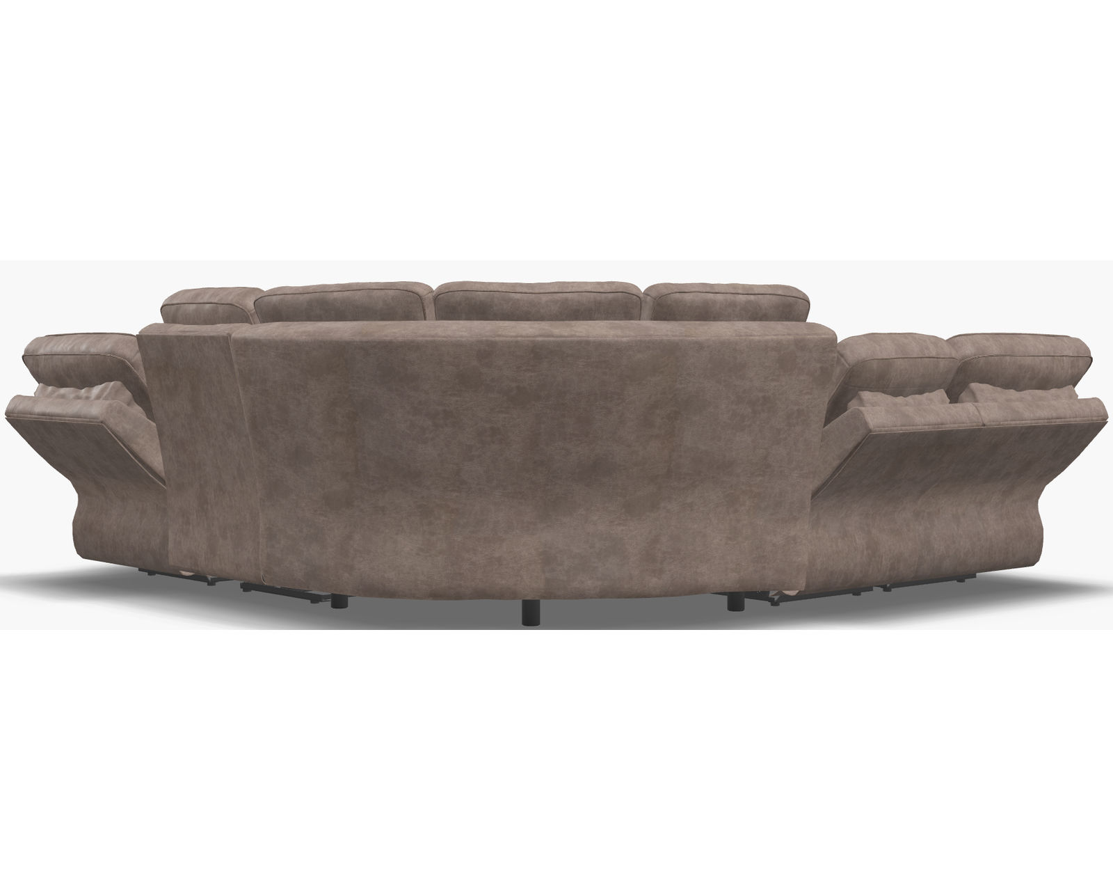 Oakley 41187 Power Headrest Power Reclining Sectional (+50 fabrics) - Layout A: Five Piece Reclining Sectional. 110" x 110"