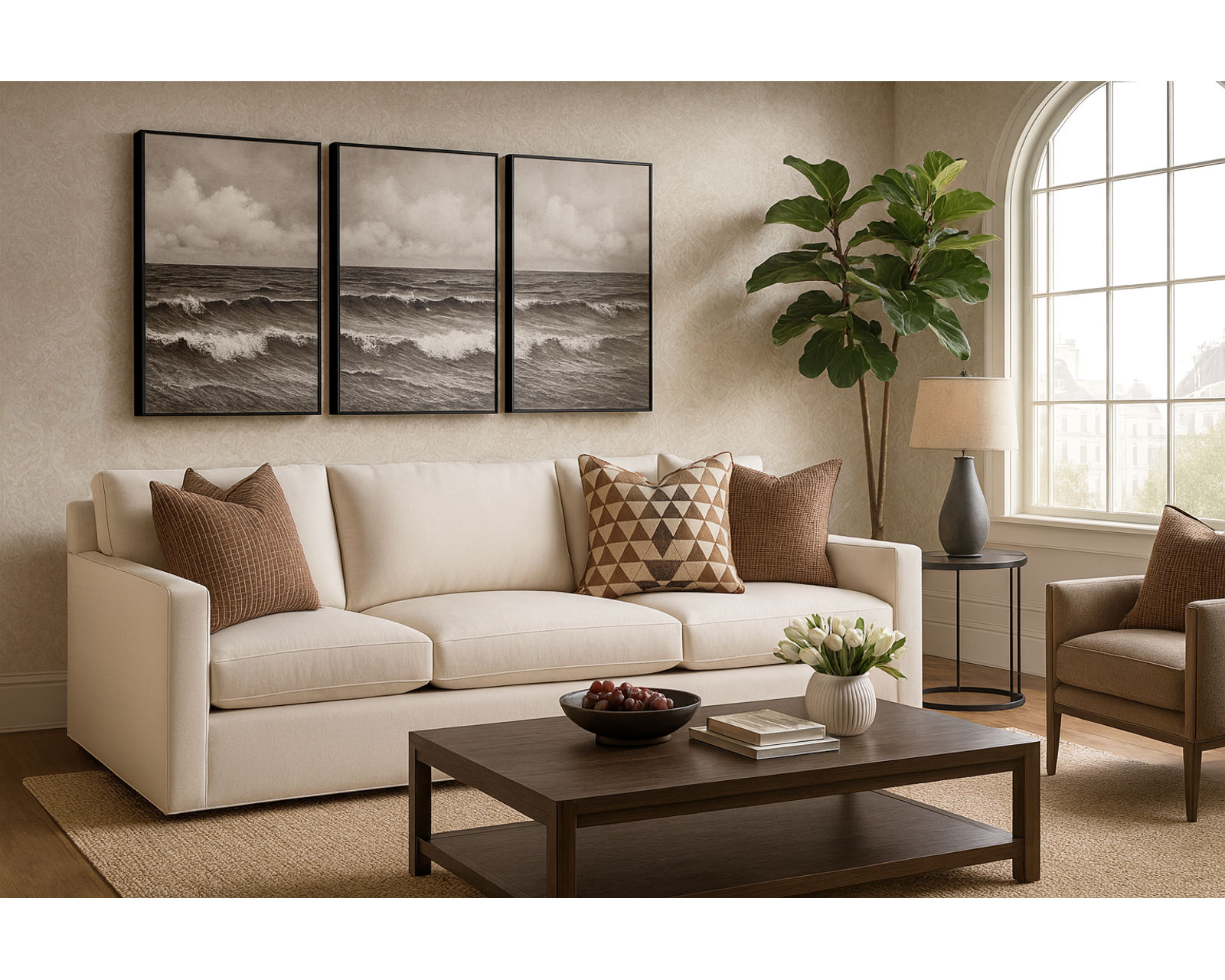 Oliver 100" Slipcover Sofa (+69 fabrics) - Oliver 100" Slipcover Sofa