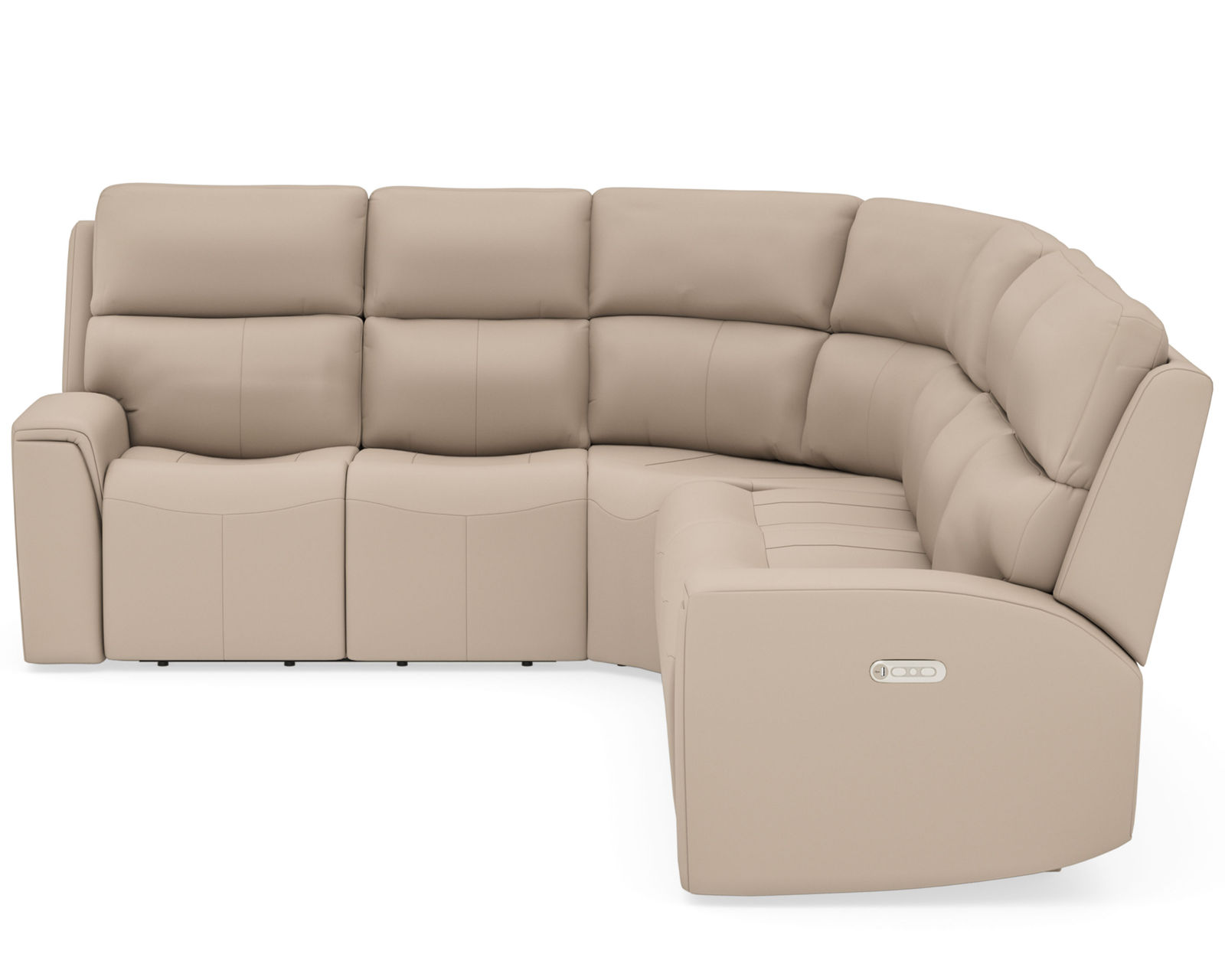 Jarvis Leather Power Reclining Sectional with Power Headrest (009-70) ZERO GRAVITY - In stock