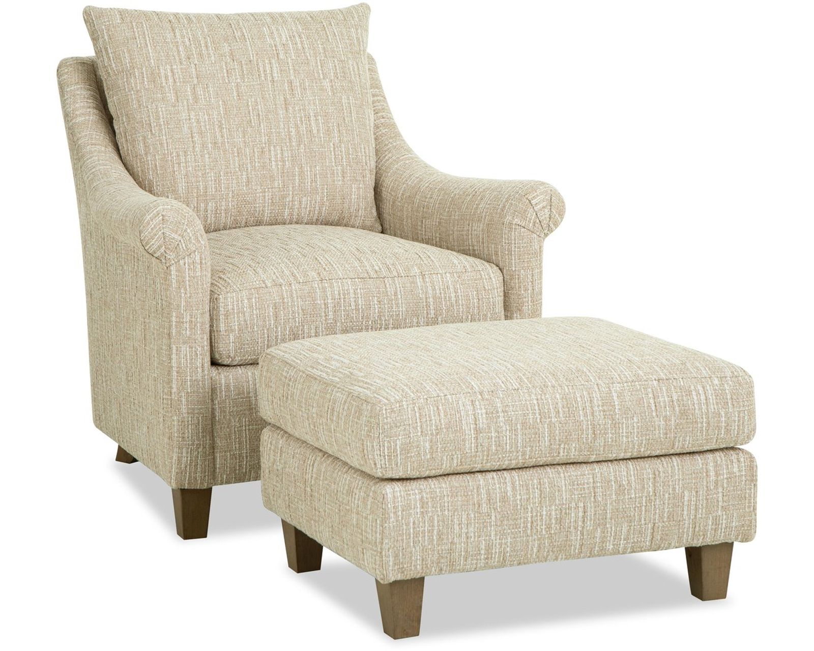 Shefield 7464 Sectional (+100 performance fabrics) - Sheffield Chair and Ottoman
