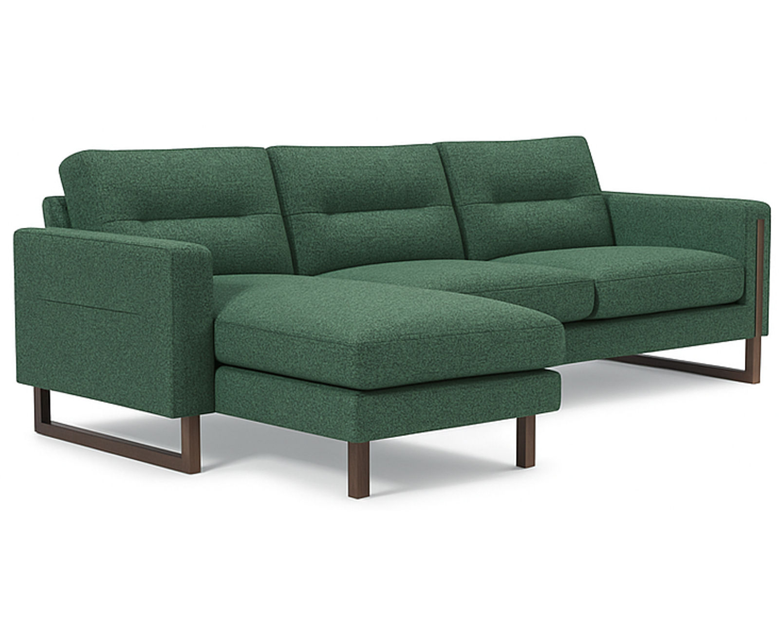 Brookes 77696 Chaise Sectional (+60 fabrics) - Layout B: Two Piece Chaise Sectional 61" x 101"