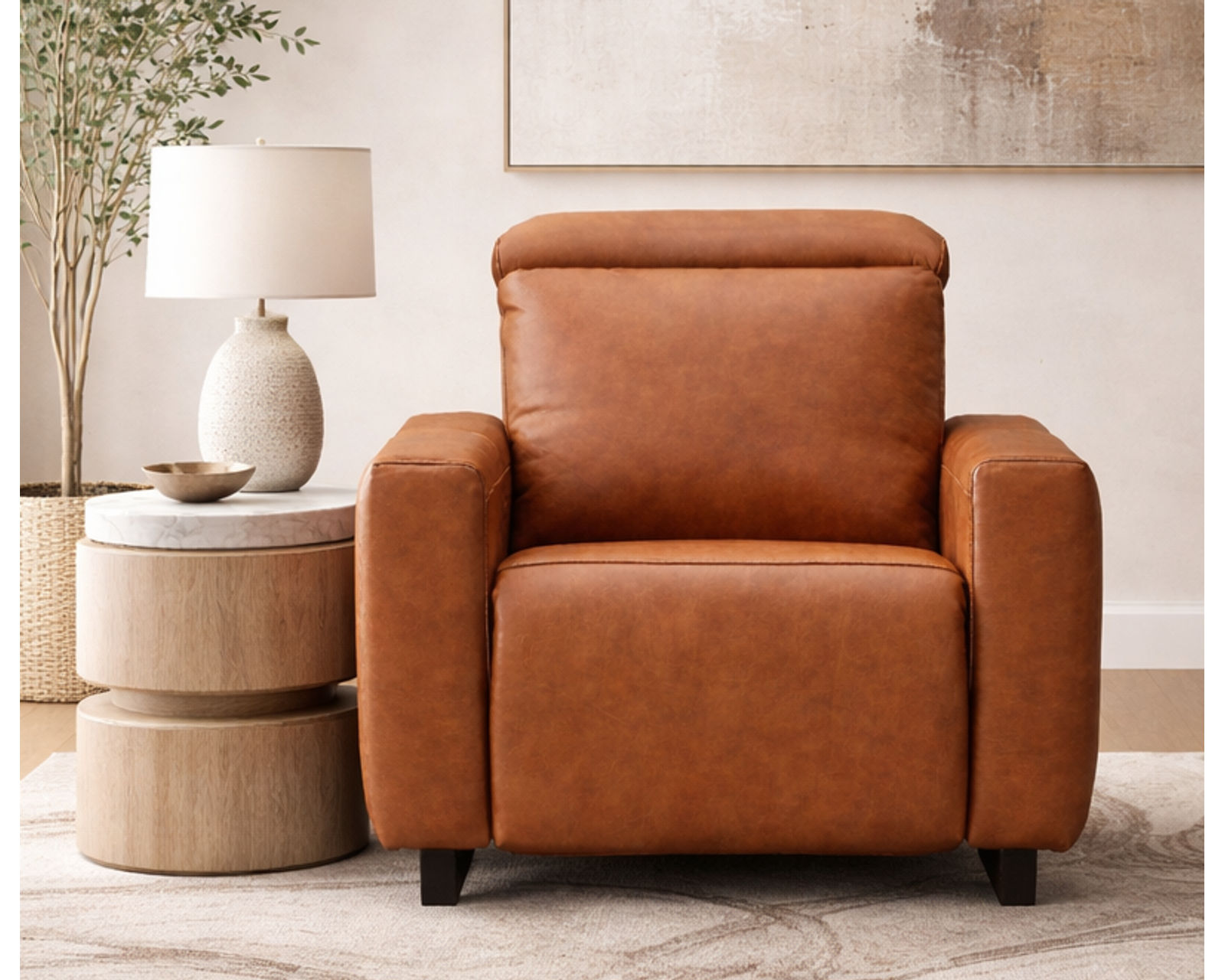 Florent Dual Power Reclining Sofa — Available in Standard & Wide Cushions, 140+ Leather Options, and 80", 84", or 112" Widths - Experience the Difference Precision Makes