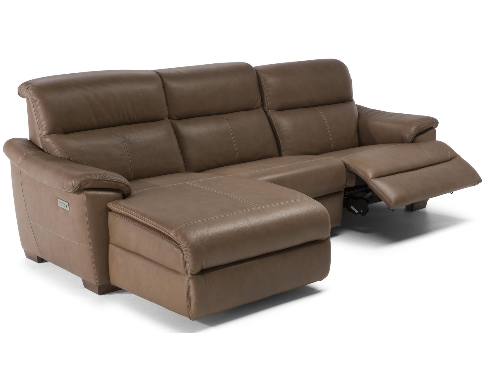 Potenza C063 Triple Power Reclining Sectional (+50 leathers)