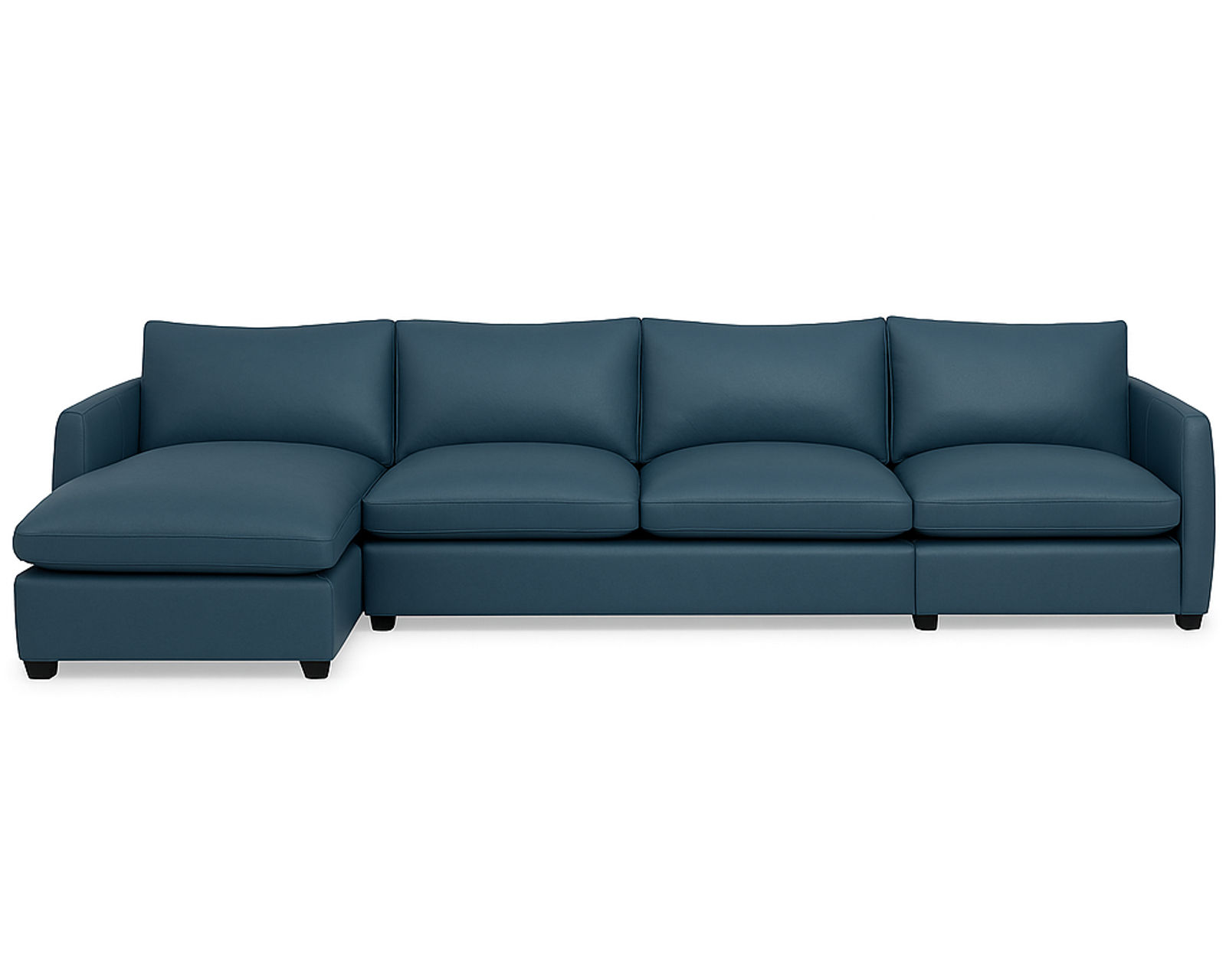 Laguna 77752 Stationary Sectional (+100 leathers) - Layout O: Three Piece Sectional 136" wide