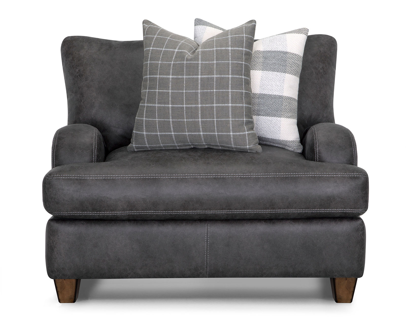 Darby 993 Stationary Sofa (93") Includes Pillows - Darby Chair and a Half 