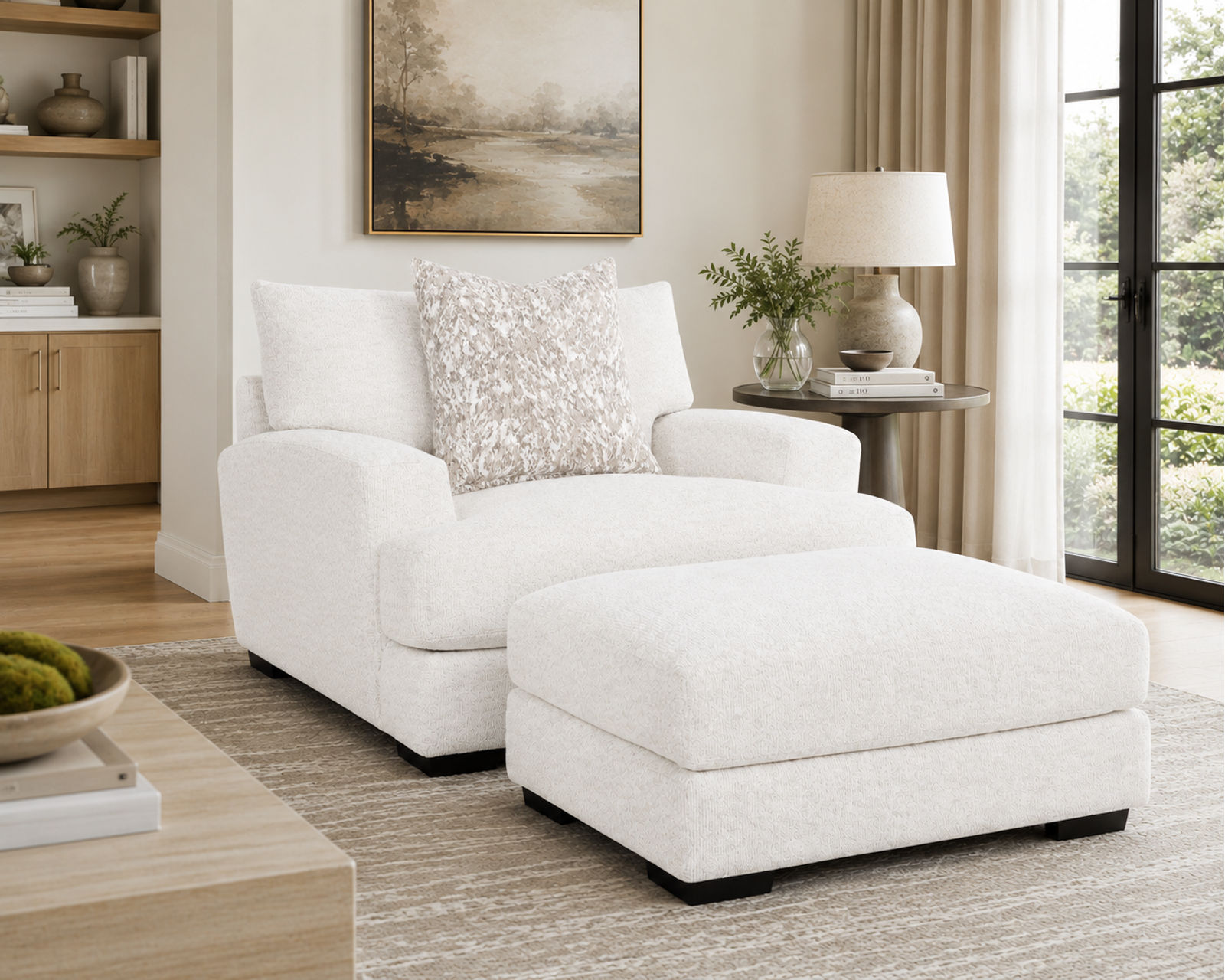 Minka 87" Casual Modern Wide Seat Sofa (Sink-In Comfort. Sophisticated Style) - Your Shortcut to a Beautifully Designed Home.