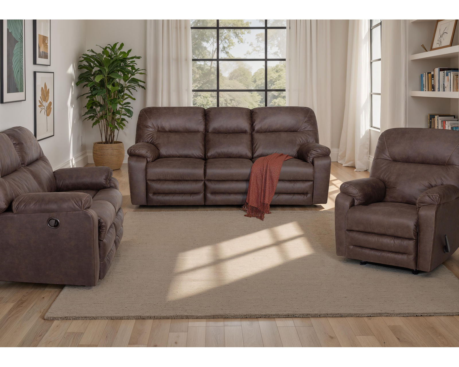 Holden 89" Reclining Sofa (Plush Comfort. Easy Reclining. Everyday Durability) - Engineered to Move. Designed to Relax.
