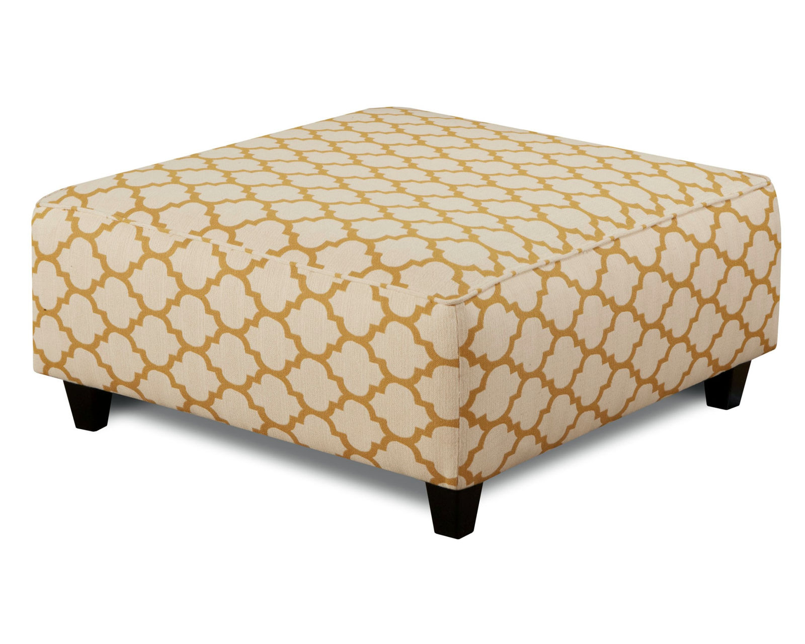 Maxwell Gray Steed 85" Sofa 2600 (includes pillows) - Cash Citrine 38" Square Cocktail Ottoman - 109