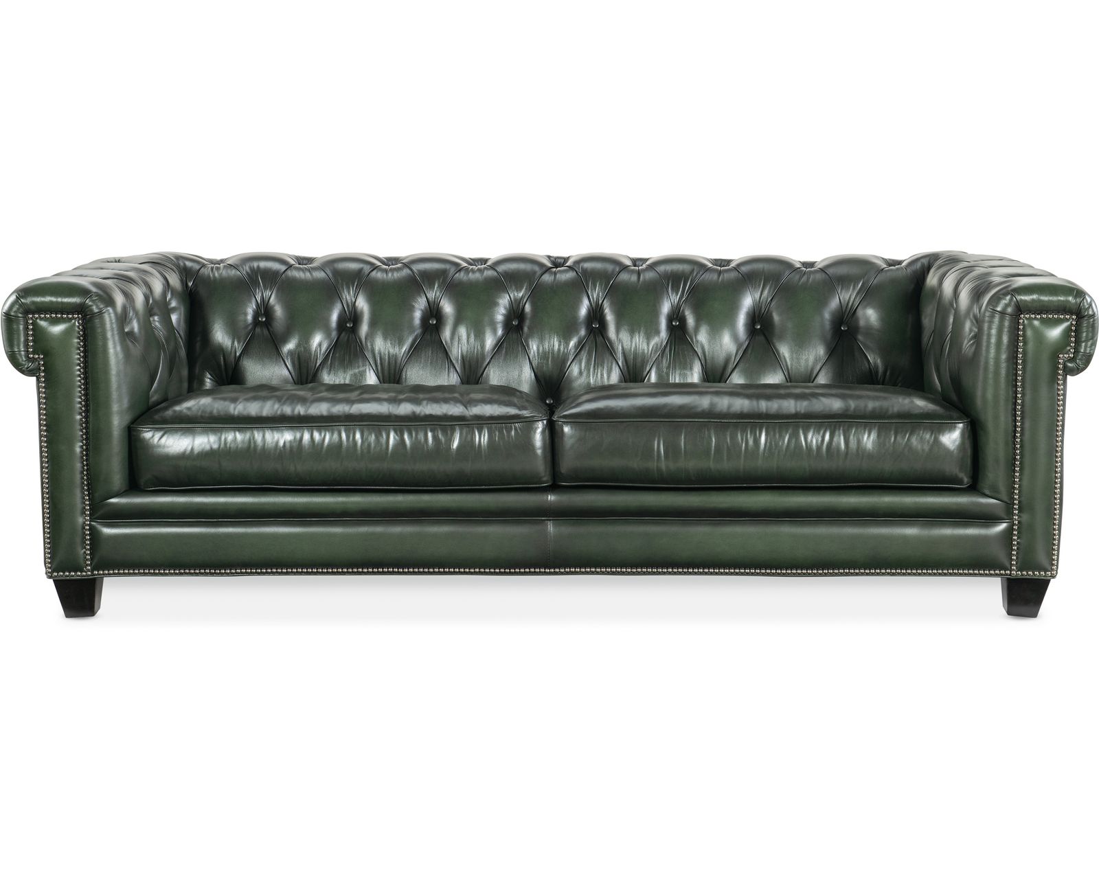 Charleston 96" Tufted Leather Sofa (In stock) - Charleston 96" Tufted Sofa