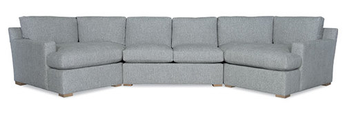 Layout A:  Travis Three Piece Sectional   56" D x 176" Wide