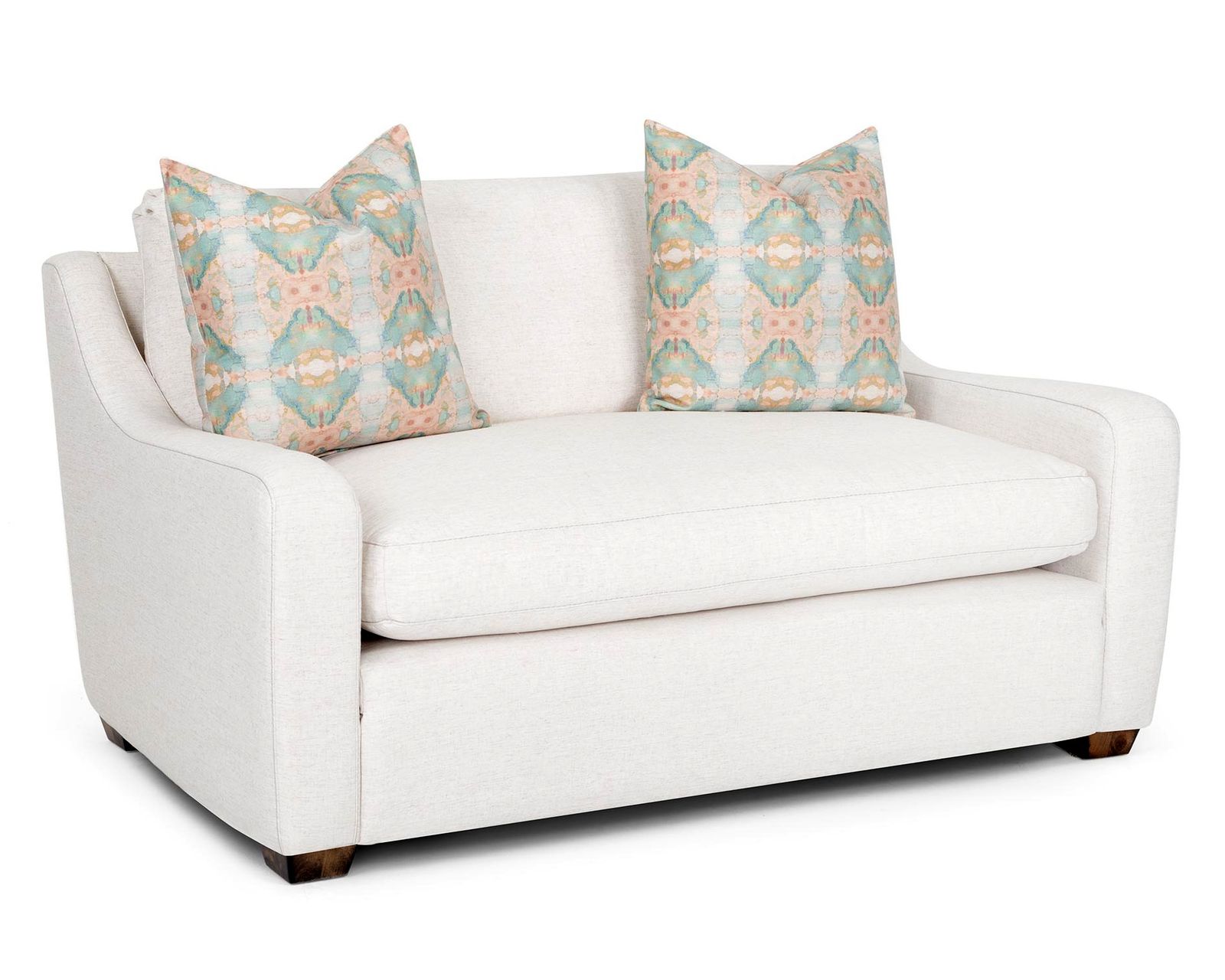 Stafford 91" Wide Seat Sofa (Allura™ Elevated Comfort — Performance Made Beautiful) - Shown in a Polyester Linen High Performance Kid and Pet Friendly Fabric