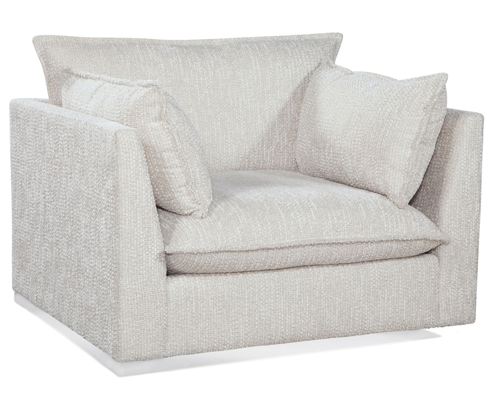 Carson 96" Two Cushion Sofa (+69 fabrics) - Carson Swivel Chair