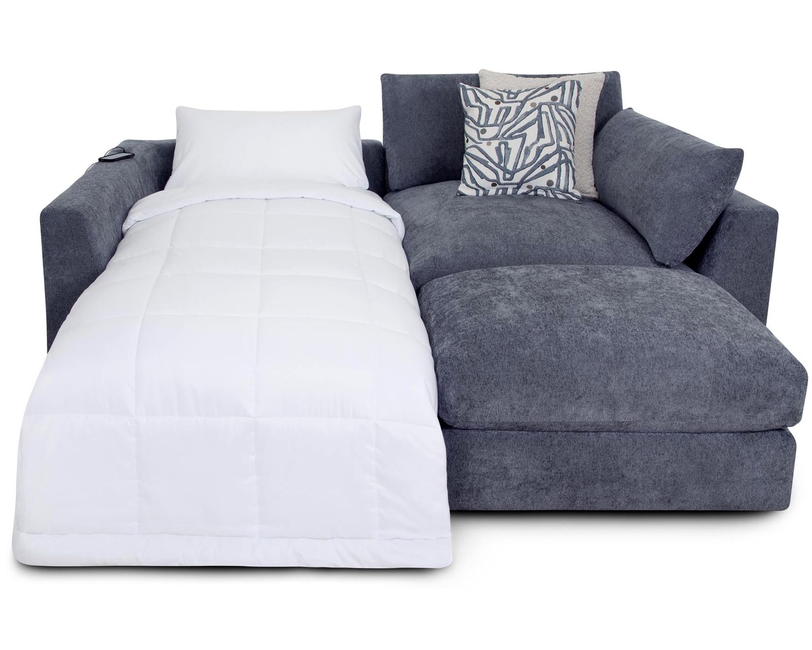 Julian 965 Modular EXTRA Deep Seating Sectional (So Deep, It’s Almost a Bed) - Layout A: Four Piece Sectional 88.5" x 92"