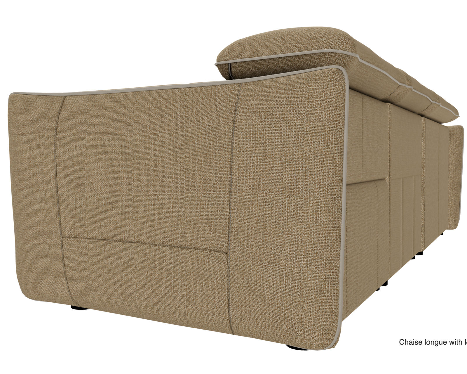 Meraviglia 108" Storage Chaise Sofa (+50 fabrics) - Layout B: Meraviglia 108" Storage Chaise Sofa. 67" x 108" 