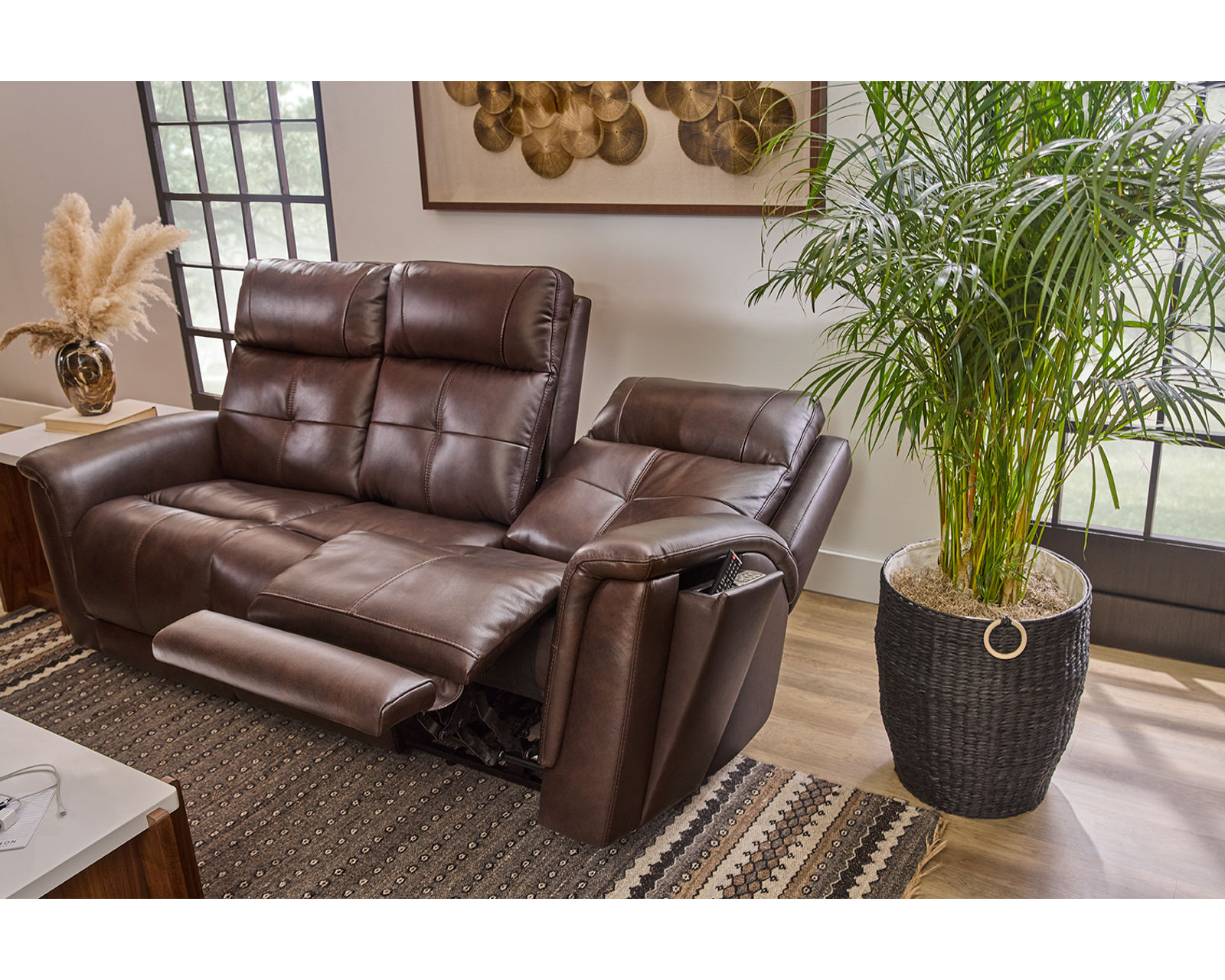 Ranger Triple Power Zero Gravity Reclining Console Loveseat with Heat and Massage (73") 2 colors - In stock - Ranger Triple Power Reclining Sofa with Heat and Massage