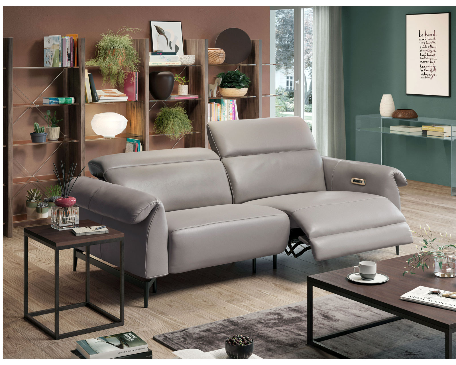 Leggiadro C143 Power Reclining Sofa (81" or 93") +50 leathers