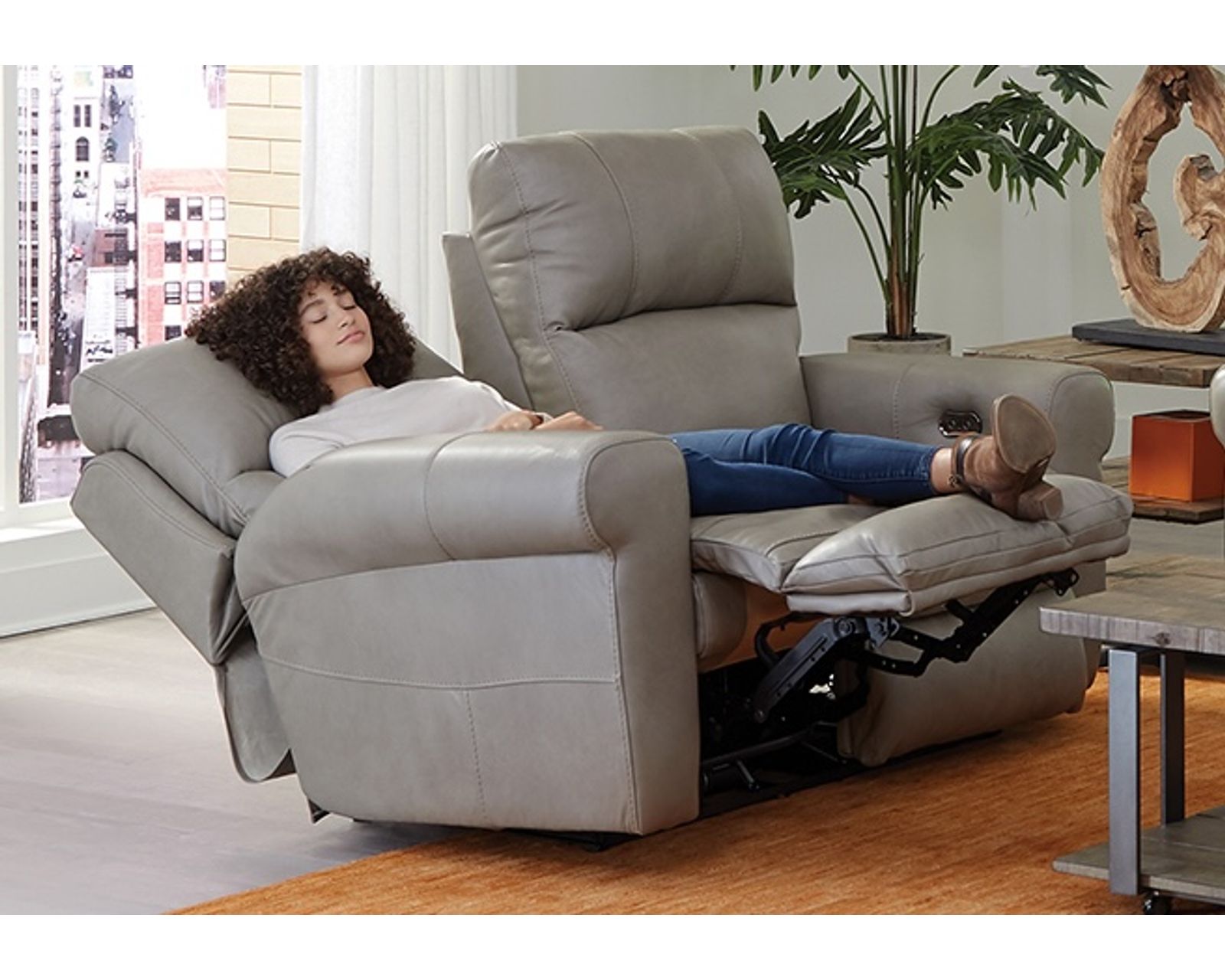 Torretta 86" Lay Flat Power Reclining Leather Sofa Premium Italian Leather, Bed-Like Lay Flat Comfort (2 colors) - Comfort Built for the Whole Family.