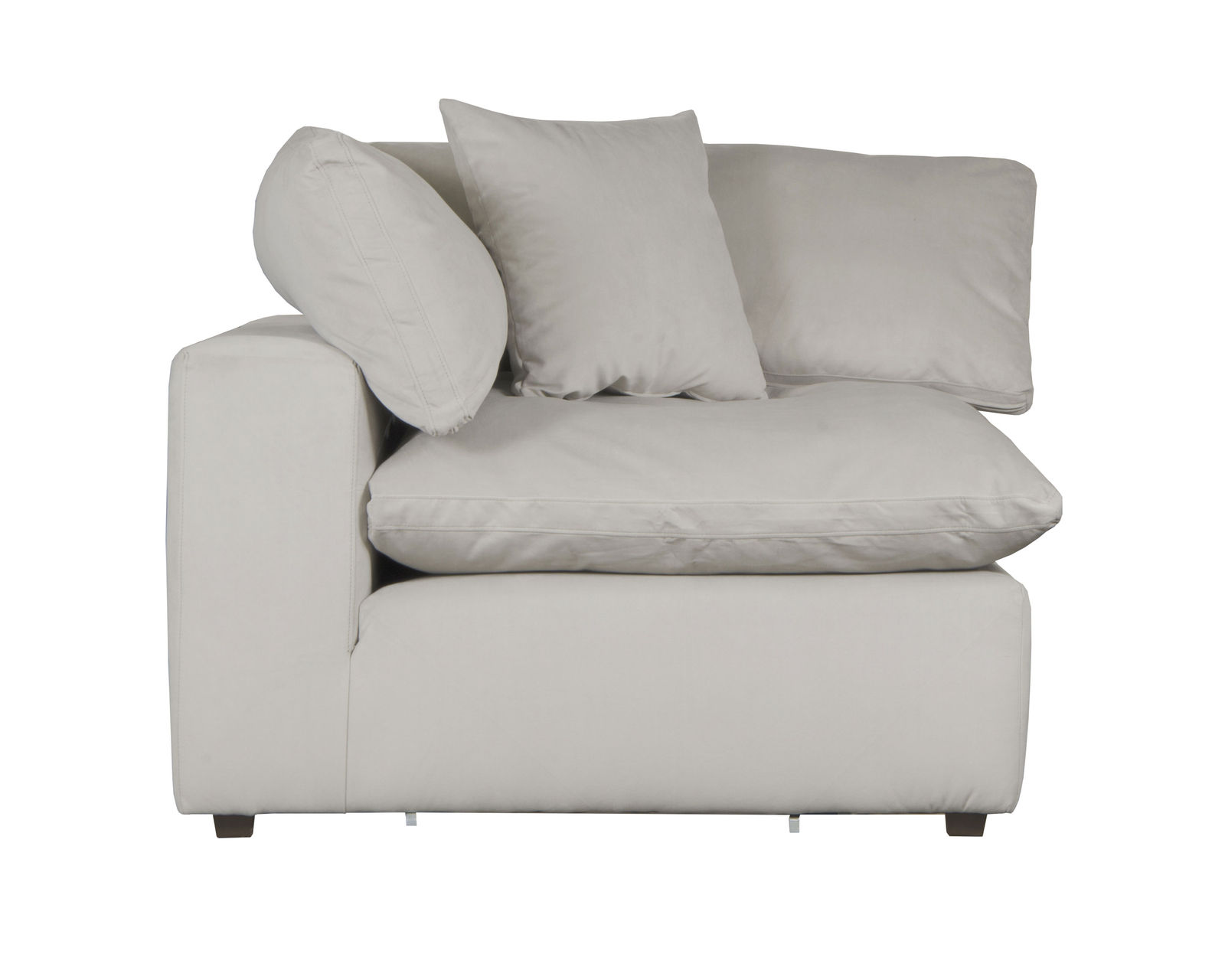 Posh Modular Sectional ( high performance fabric) includes pillows - 2 colors - Posh Corner