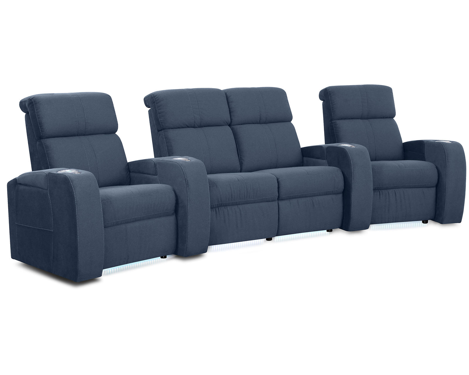Flicks 41416 Power Reclining Home Theater Sectional (+200 colors) 