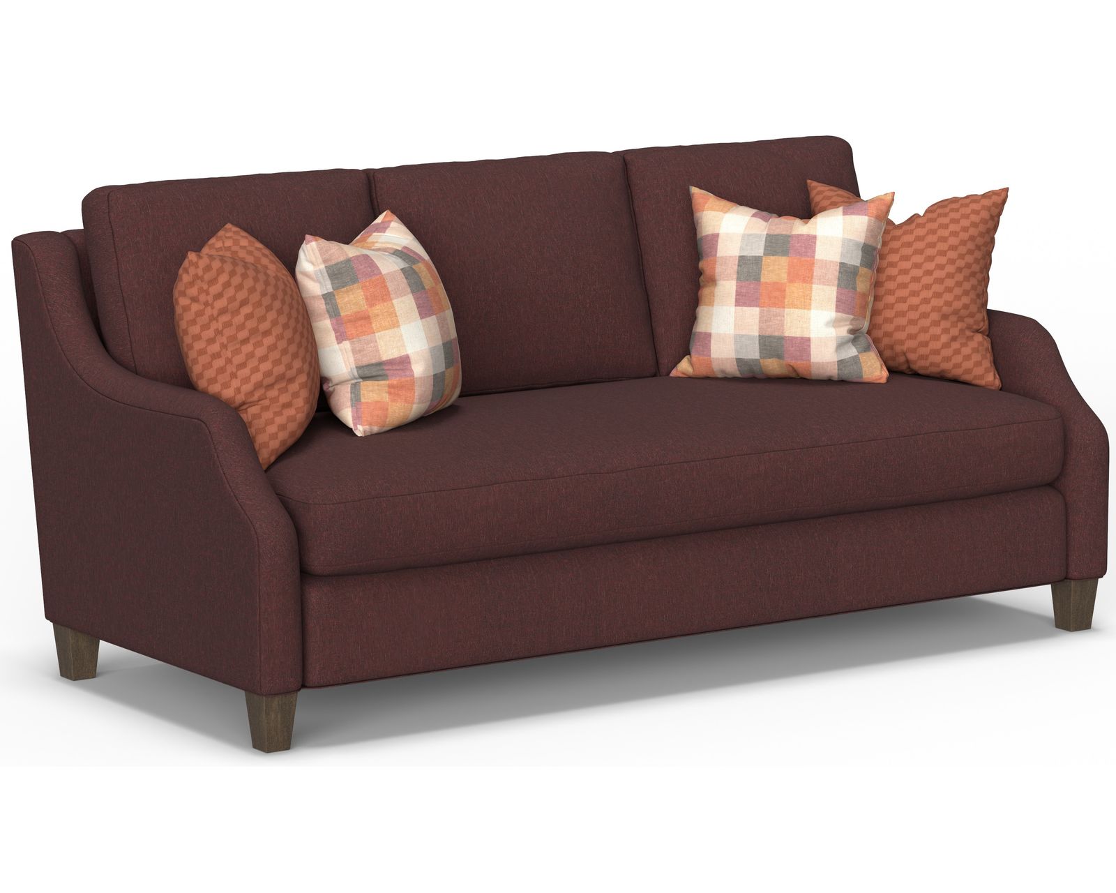 Gianna 7823 Bench Seat Sofa (86") +100 fabrics - Gianna 86" Bench Seat Sofa (One Cushion)