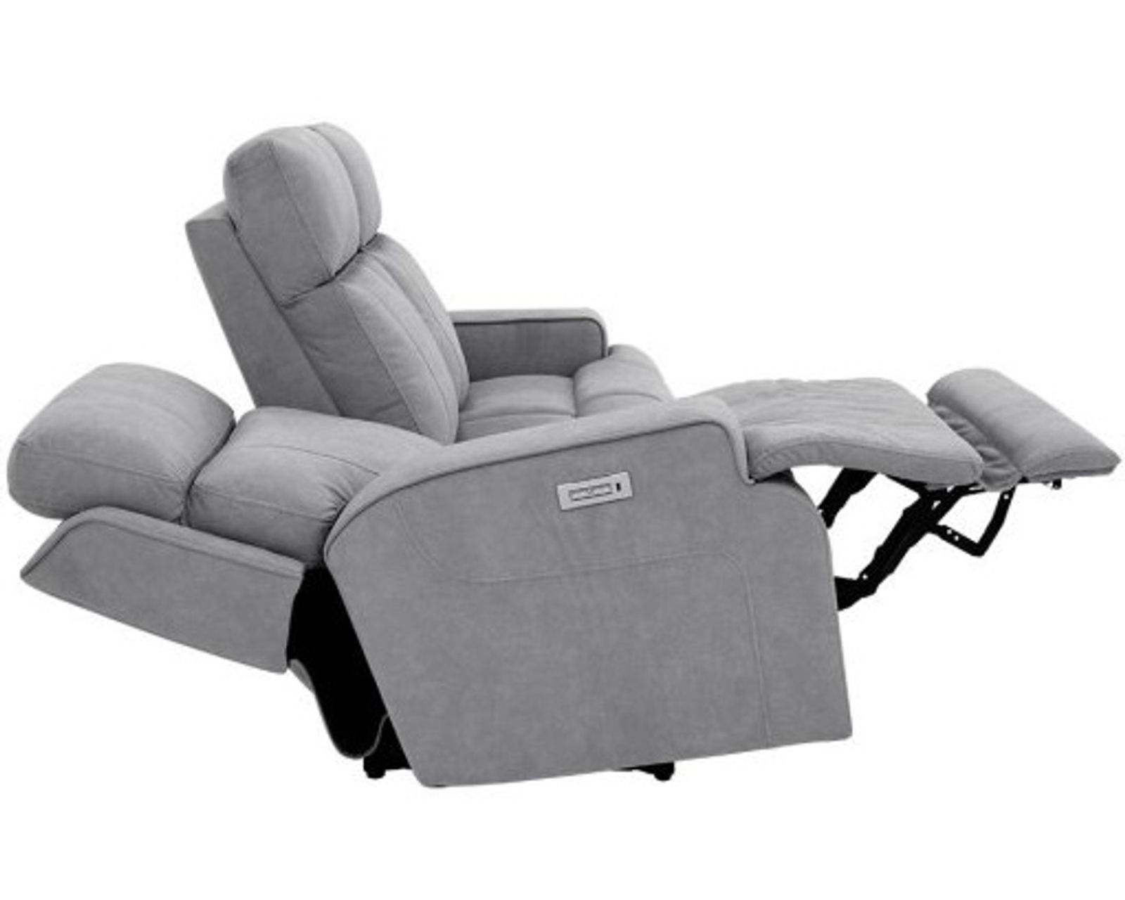 Ashbee 89" Zero Gravity Sofa w/Power Recline, Power Head Rests & 3" Footrest Extension (Dolphin) In stock