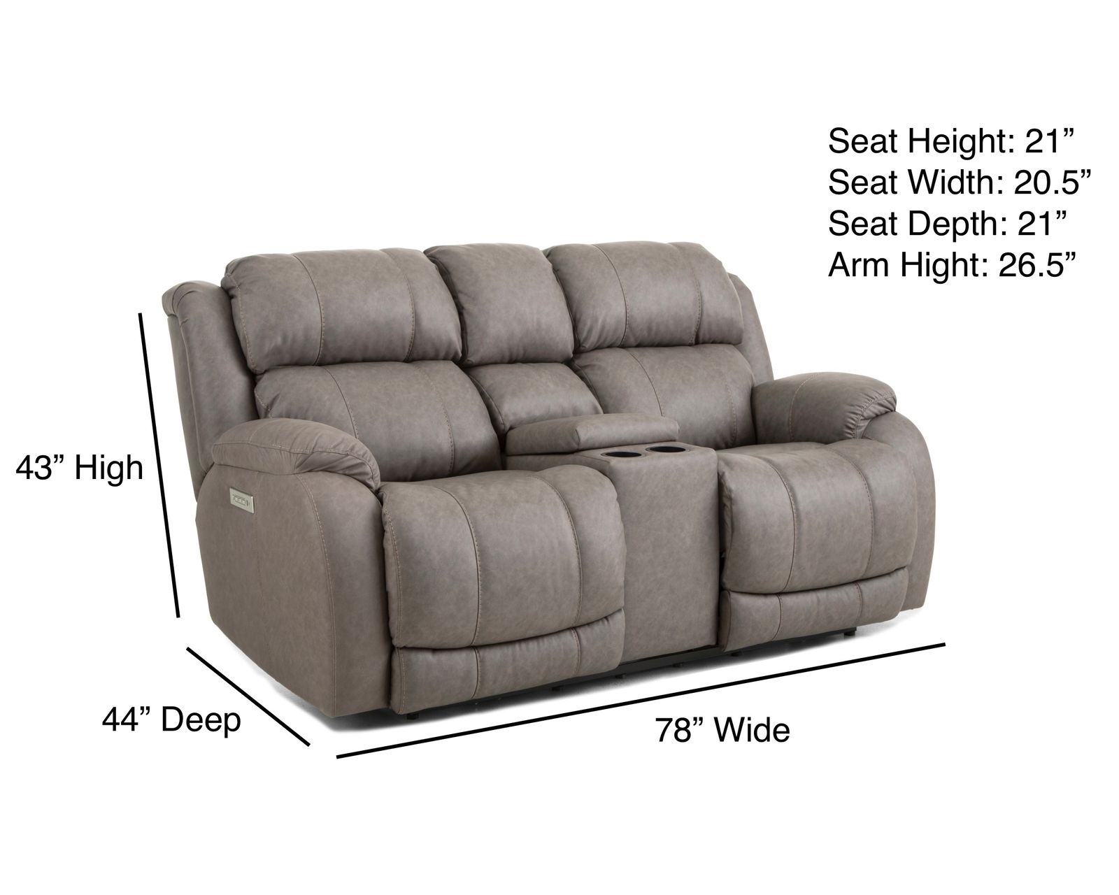 Charleston 89" Zero Gravity Triple Power Reclining Sofa (In stock) - Charleston Triple Power Zero Gravity Reclining Console Loveseat