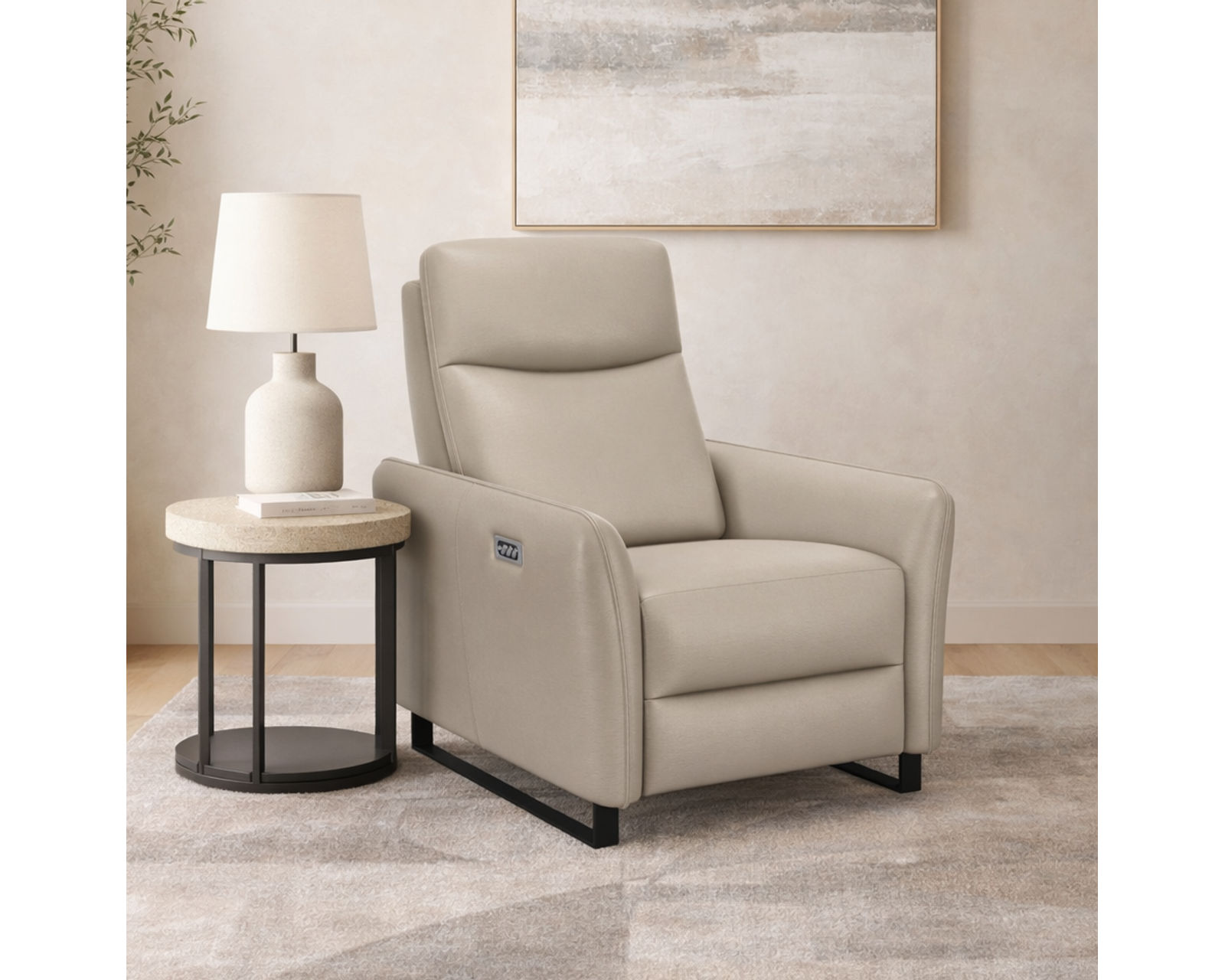 Flora Dual Power Reclining Sofa — Available in Standard & Wide Cushions, 140+ Leather Options, and 75", 80", or 107" Widths - Experience the Difference Precision Makes