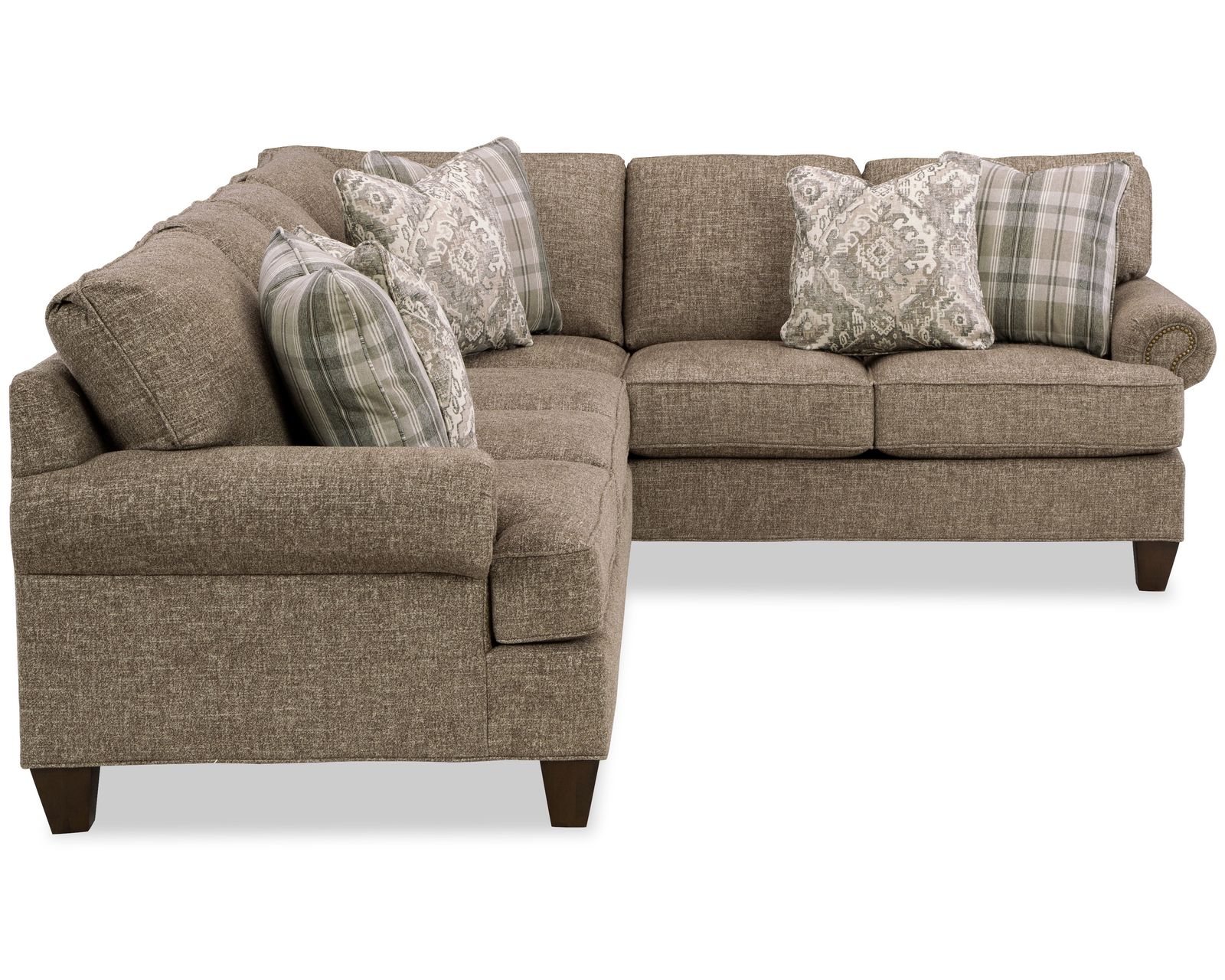 Beaumont C9612 Two Piece Sectional (IN STOCK) - Layout B: Two Piece Sectional 117" x 94"