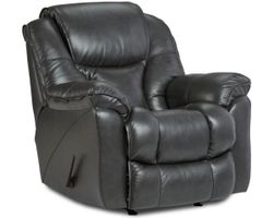 Noble Leather Rocker Recliner Brown (In stock) 