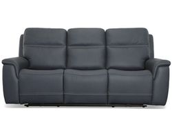 Sawyer Leather Power Reclining Sofa with Power Headrests and Lumbar (009-42) ZERO GRAVITY - In stock