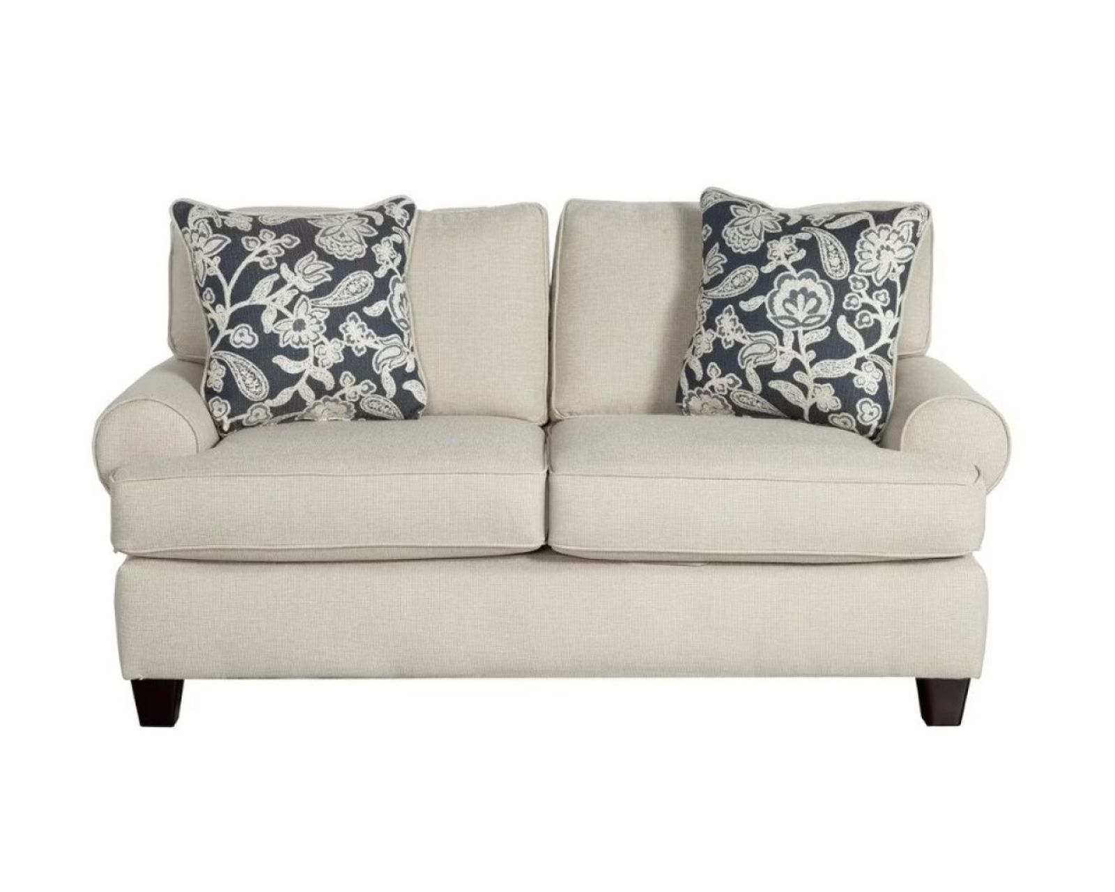 Awesome Oatmeal 88" Sofa (performance fabric) includes pillows - Awesome Oatmeal 70" Loveseat - 39-01