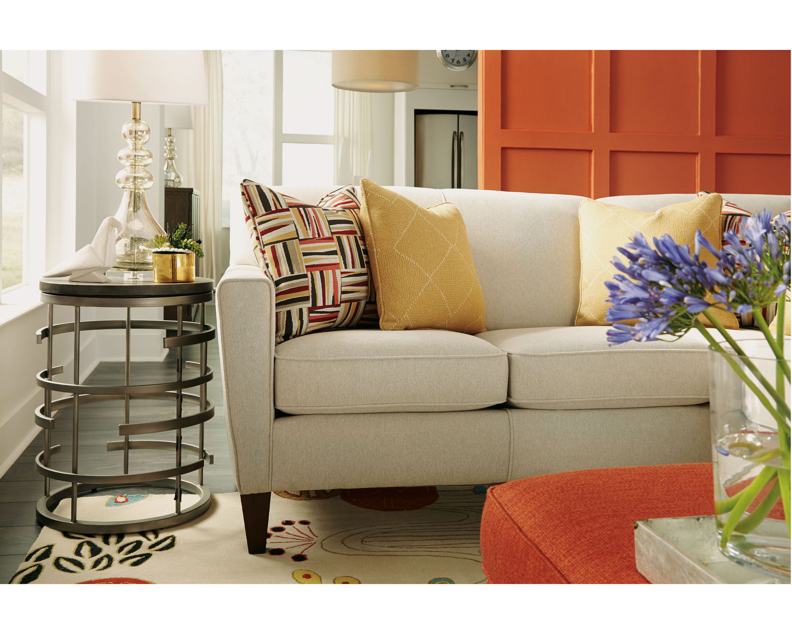 Digby 5966 Sectional (100+ fabrics) - Only the highest quality fabrics go on Flexsteel Furniture
