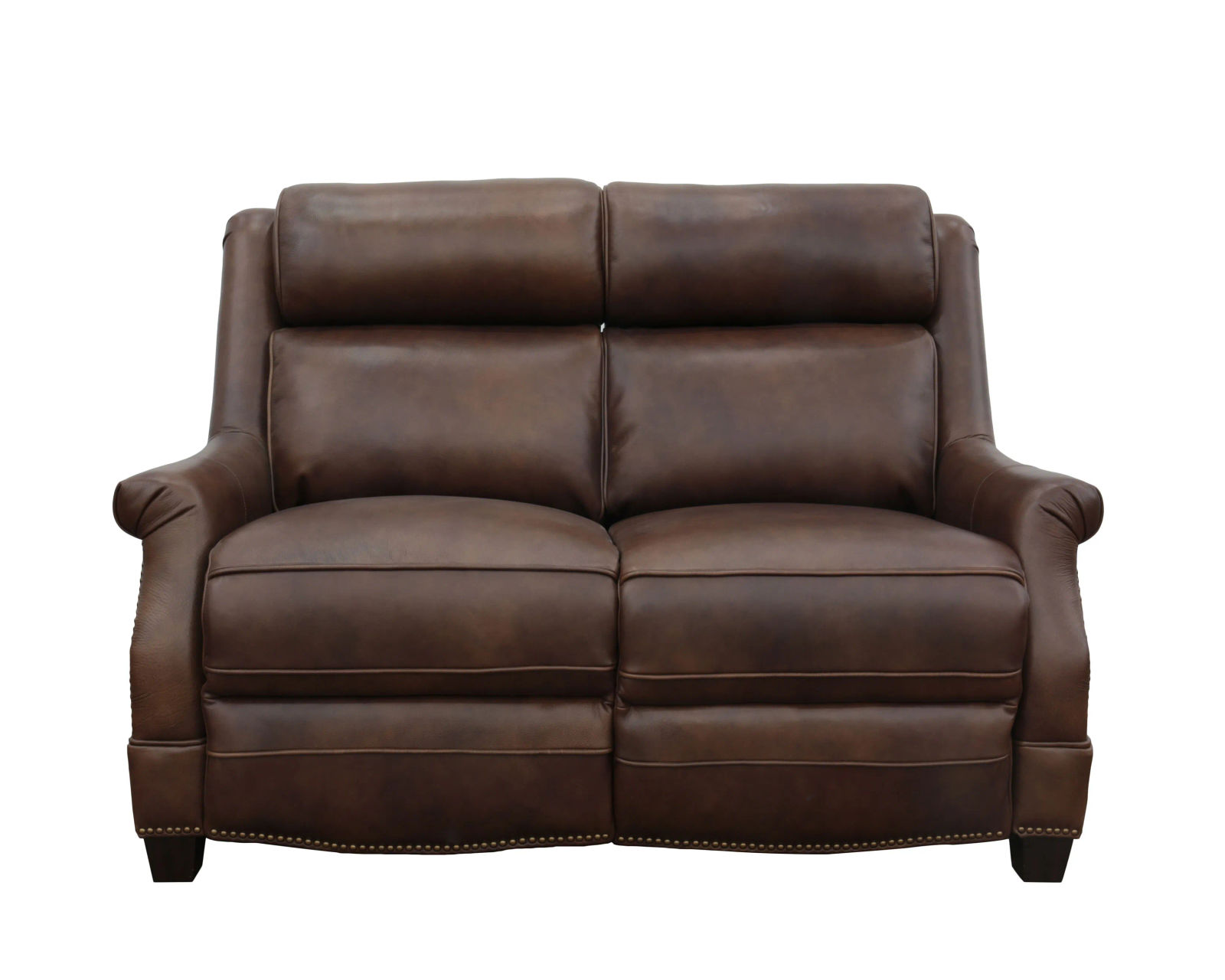 Warrendale 83" Leather Power Headrest Power Reclining Sofa (Blue) In stock - Also available in leather color Cognac