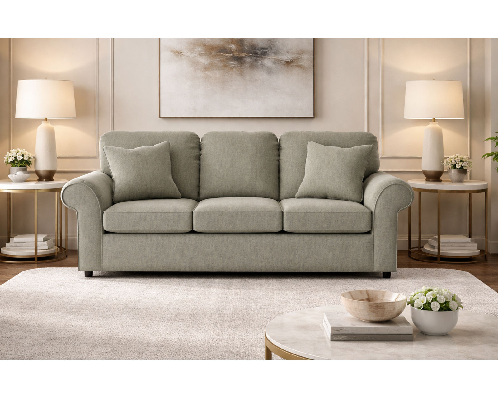 Malibu 87" Sofa  (+101 Standard and Performance Fabrics) - 100 Standard and Performance Fabrics