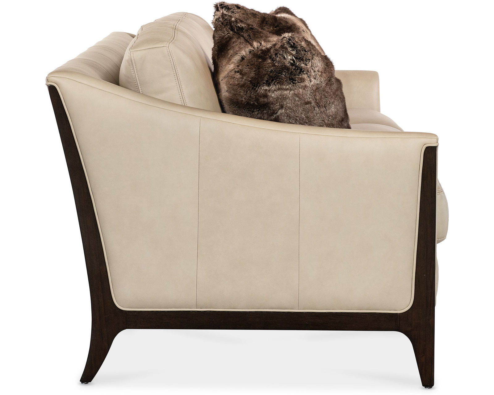 Sophia 85" Stationary Leather Sofa (In stock)