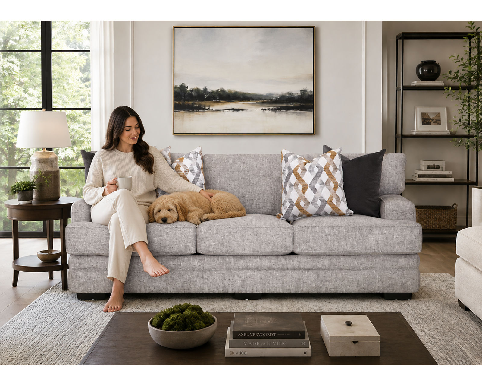 Protege 101" Extra Wide Sofa (Extra-Wide Comfort with a Fresh, Designer-Inspired Look) - Luxury Looks. Beautiful Rooms. Surprisingly Affordable.