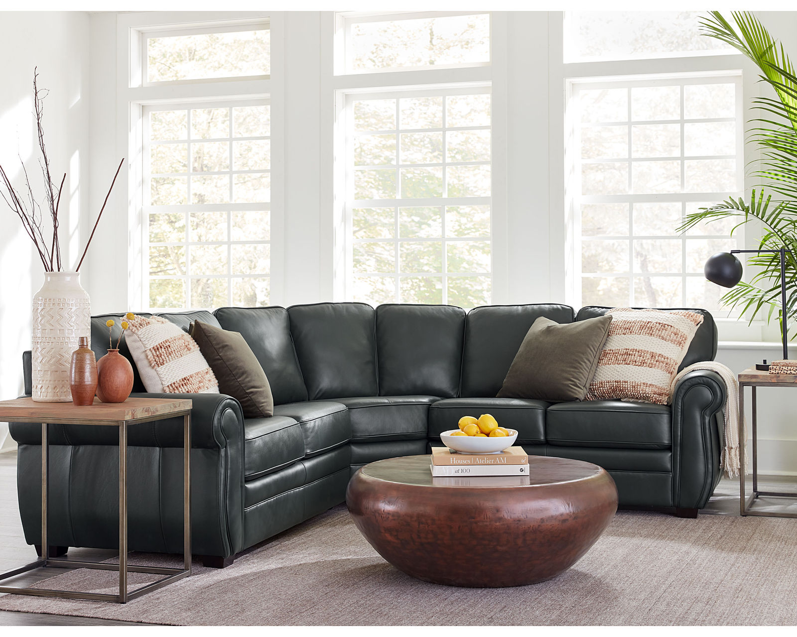 Viceroy 77492 Sectional (+100 leathers) - As shown sectional Layout B
