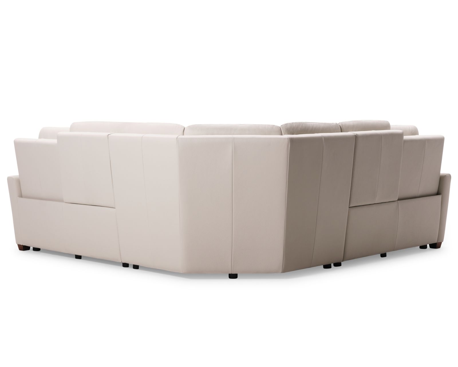 Luna 40110 Triple Power Reclining Sectional (+50 fabrics) - Layout C: Three Piece Reclining Sectional (2 recliners) 98" x 98"