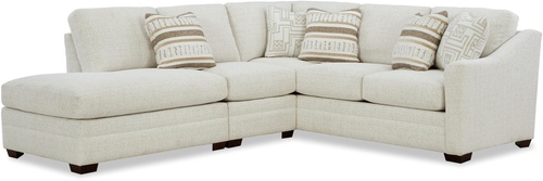 Layout B: Three Piece Sectional 96" x 114"