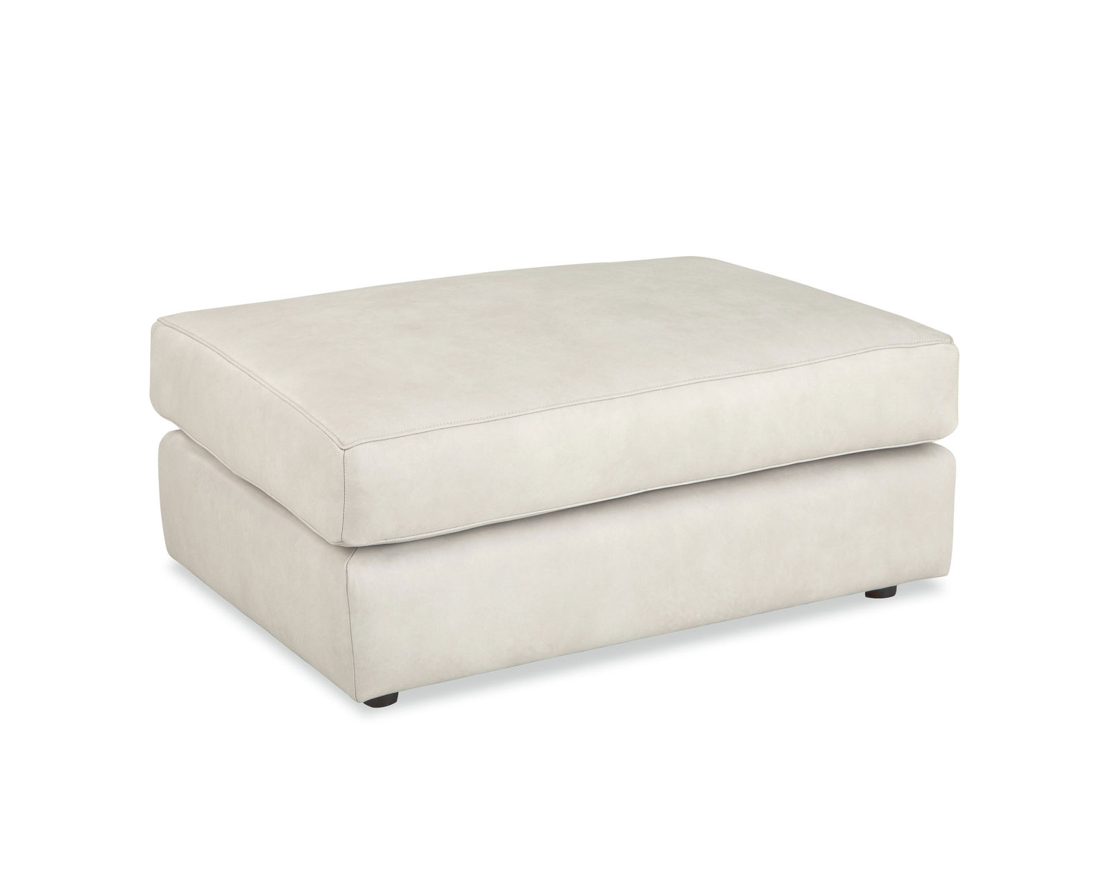Marlow 84" Top-Grain Leather Sofa (Leather choices) L7168 - Marlow 31" x 24" Leather Ottoman
