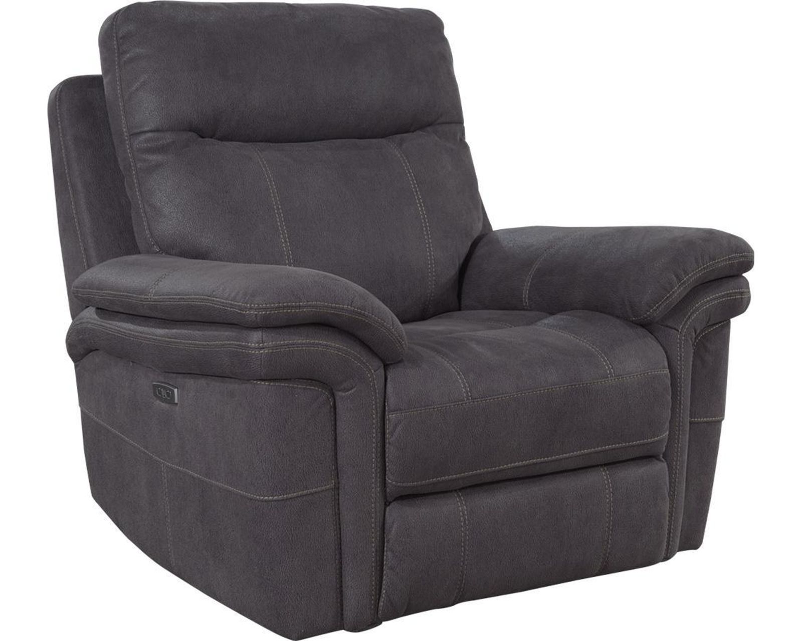 Mason 90" Power Headrest Power Reclining Sofa Charcoal (In stock - Fast shipping) - Parker Living Mason Charcoal Power Recliner