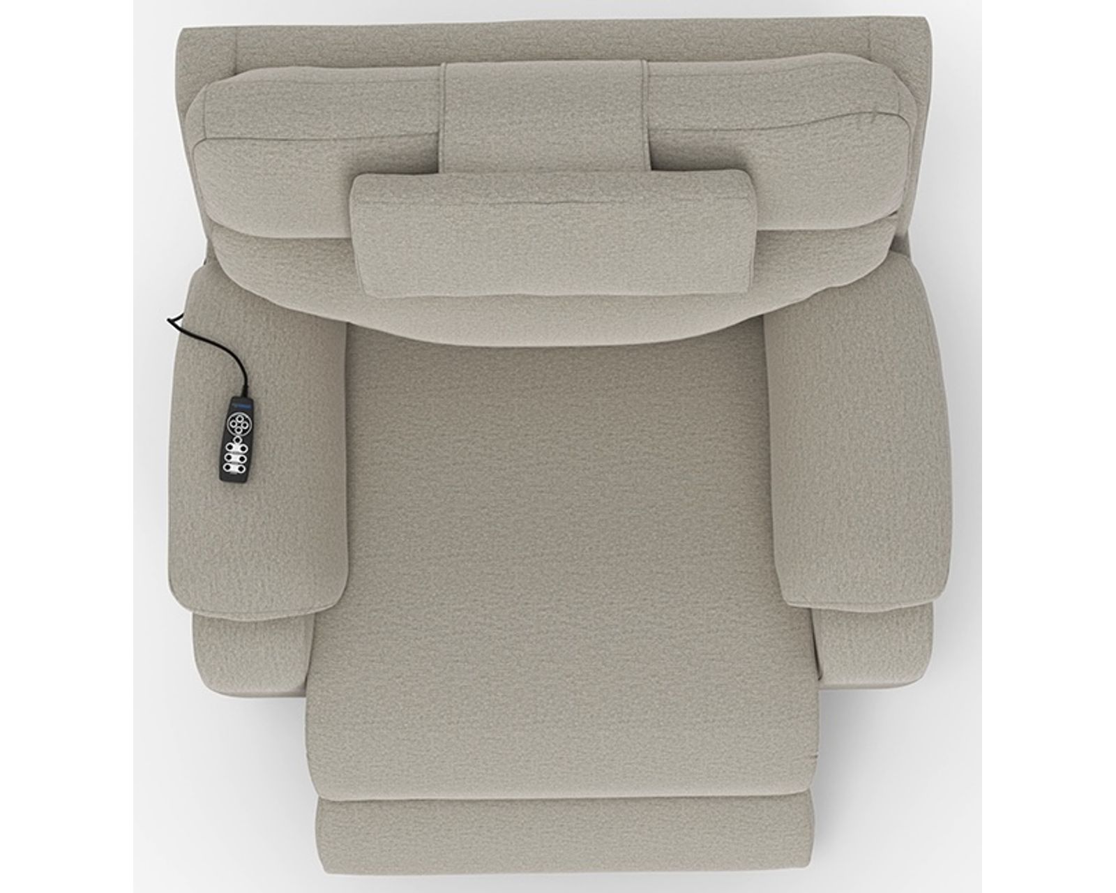 Dreamtime Power Headrest Lay Flat Recliner with CR3 Heat, Massage, Zero Gravity & Nanobionic Performance Fabric (three colors) - Power Into a Better Kind of Relaxation.