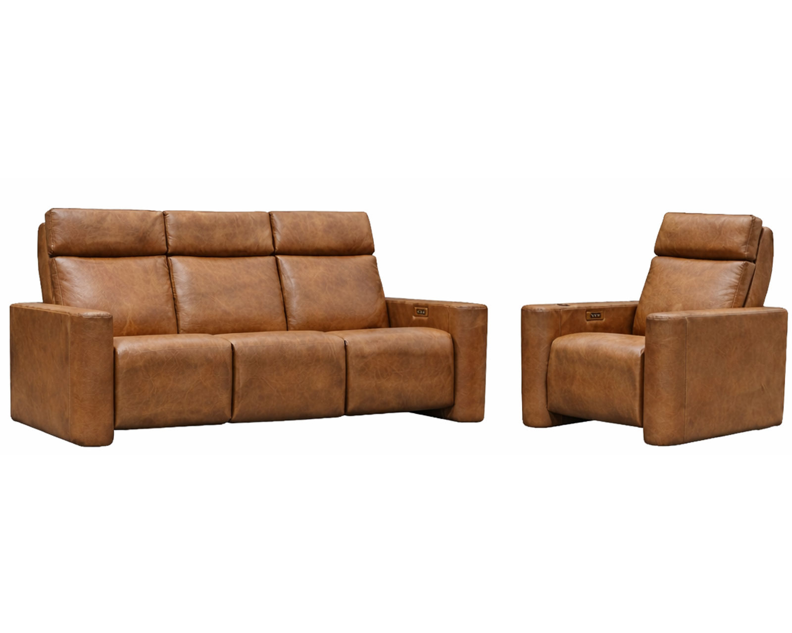 Fiona Dual Power Reclining Sofa — Available in Standard & Wide Cushions, 140+ Leather Options, and 78", 83", or 110" Widths - Luxury Seating, Smart Investment