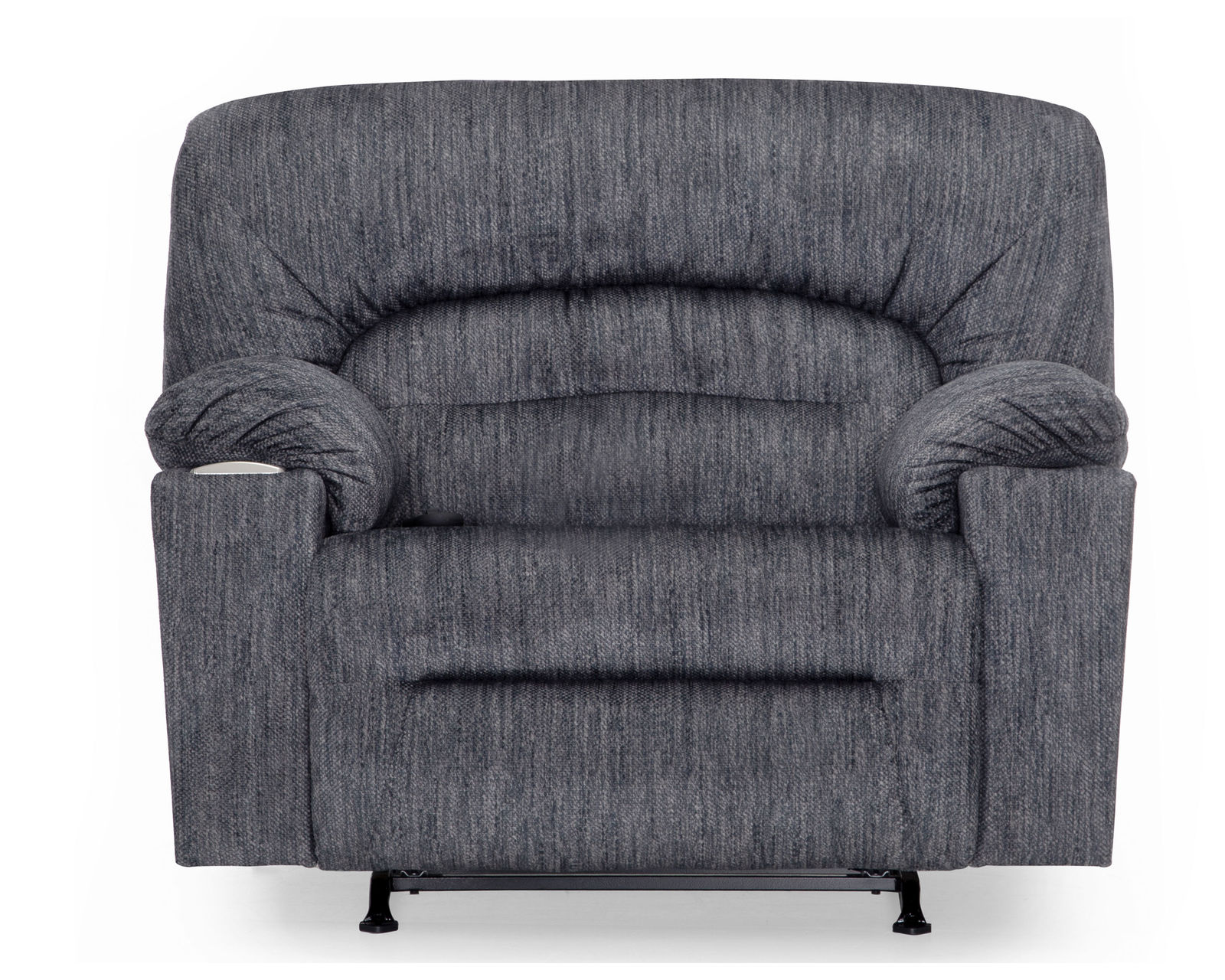Gradin Extra Wide Power Rocker Recliner with Cupholder and Wireless Charging (2 colors) - Gradin Wide Power Rocker Recliner in Graphite