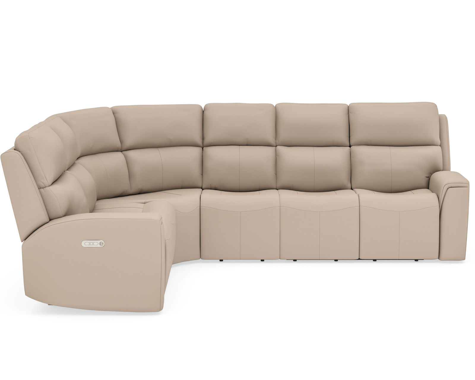 Jarvis Leather Power Reclining Sectional with Power Headrest (009-70) ZERO GRAVITY - In stock